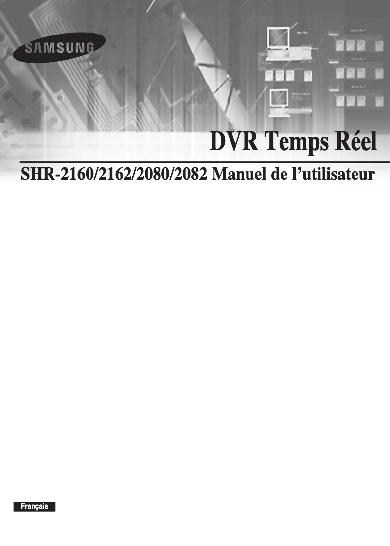 Page 1 of the manual User Manual Samsung SHR-2162P2