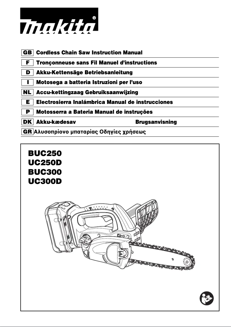 First page image of the manual for BUC250Z