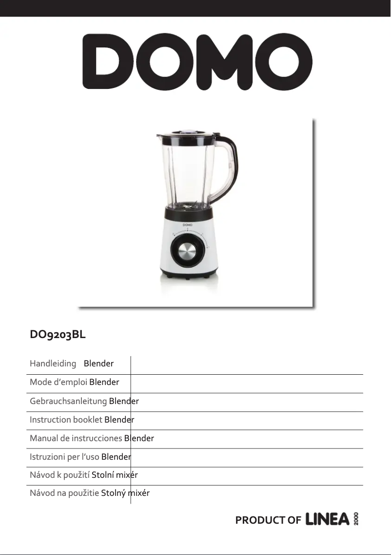 First page image of the manual for DO9203BL