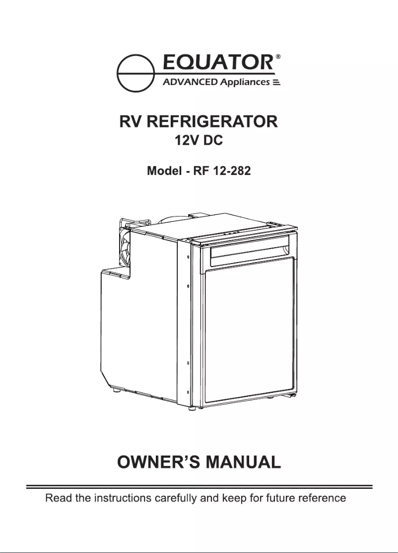 First page image of the manual for RF12-282