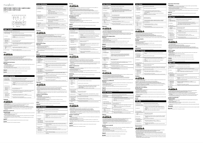 First page image of the manual for AAMP16130BK