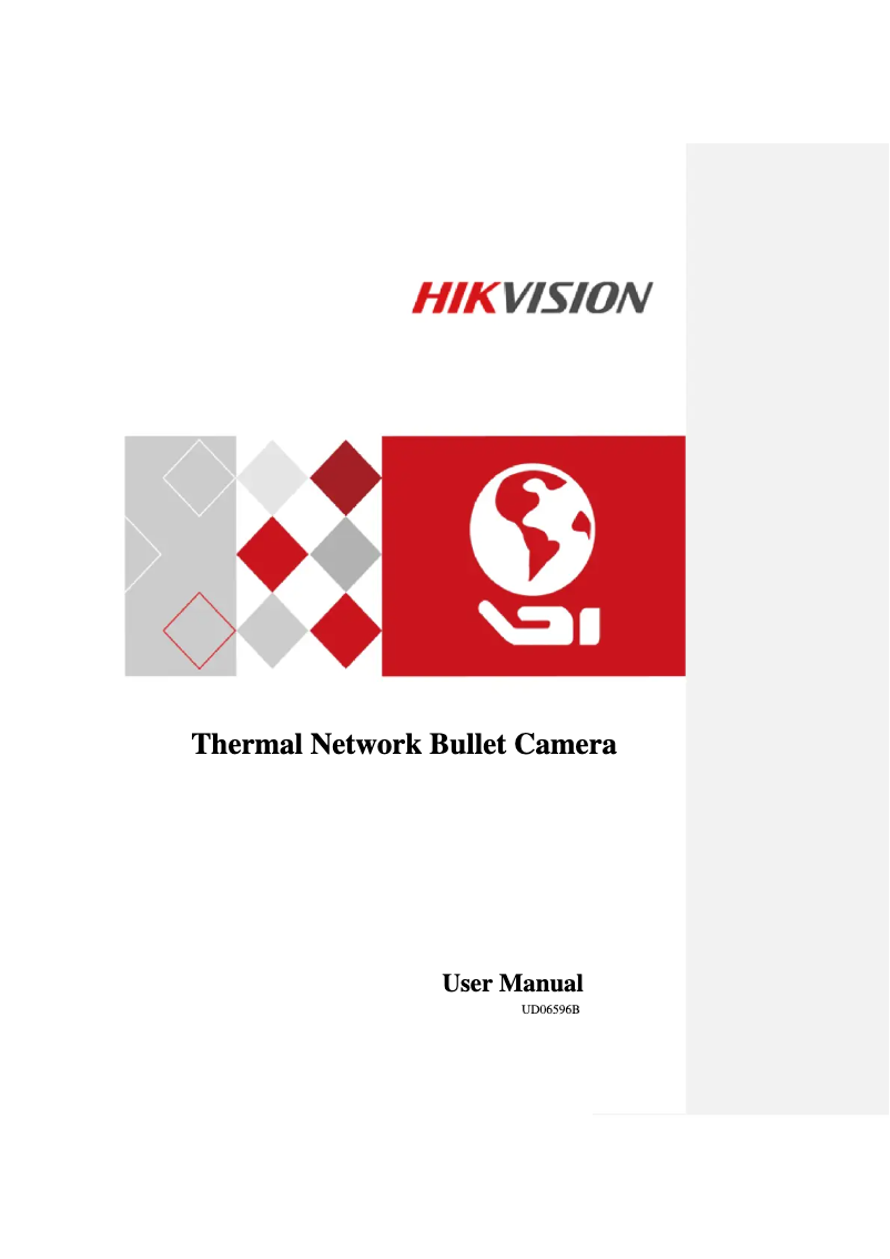 Page 1 of the manual User Manual Hikvision DS-2TD2336-75
