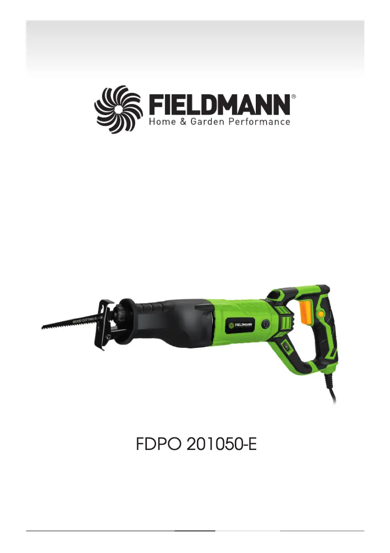 First page image of the manual for FDPO 201050-E