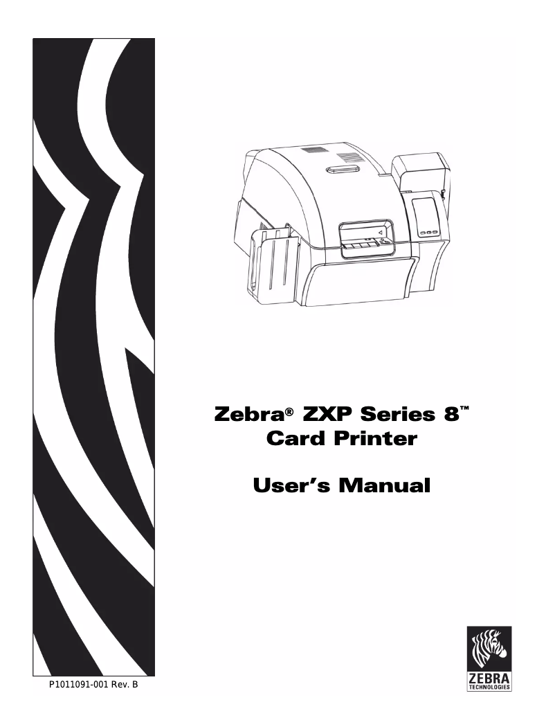 Page 1 of the manual User Manual Zebra Z82