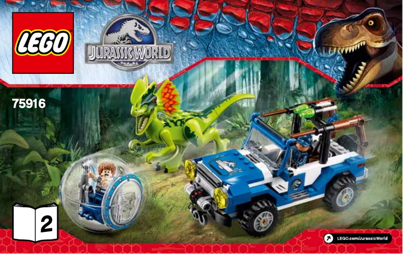 Page 1 of the manual User Manual Lego Dilophosaurus Ambush