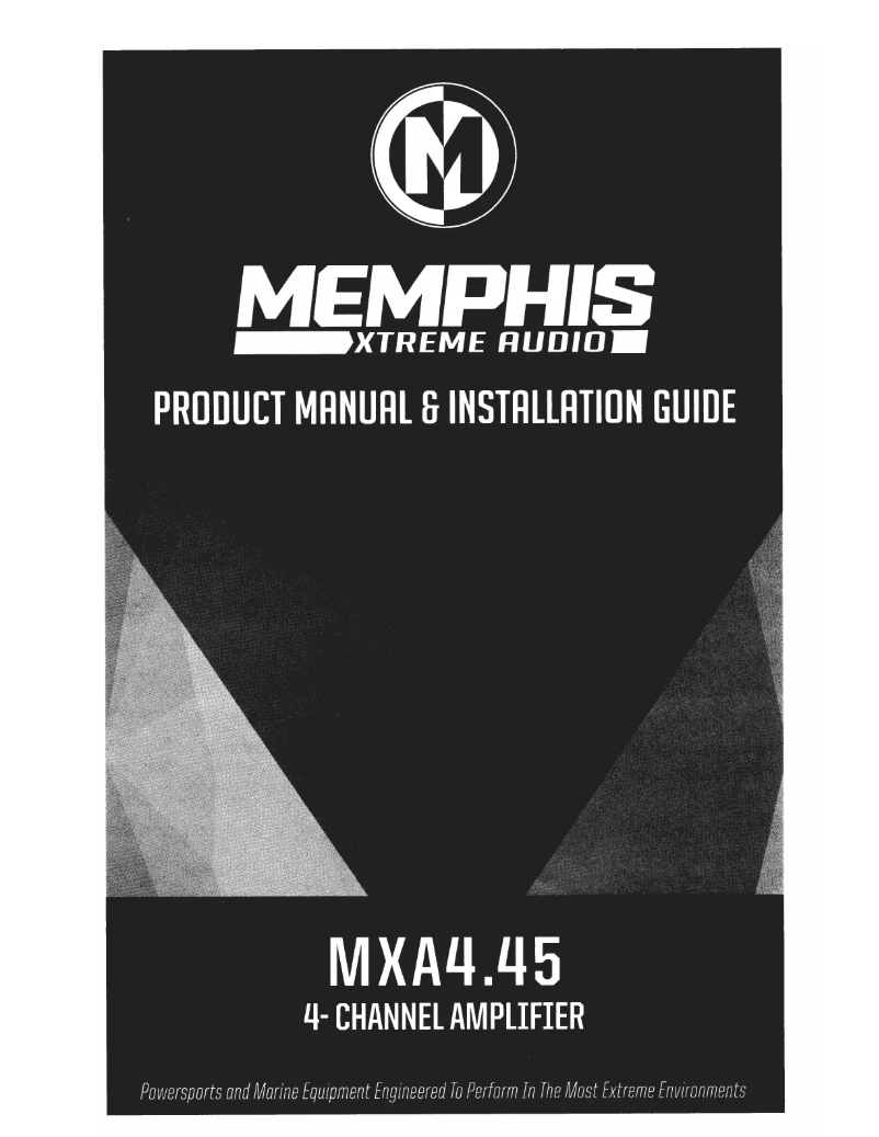 First page image of the manual for MXA4.45