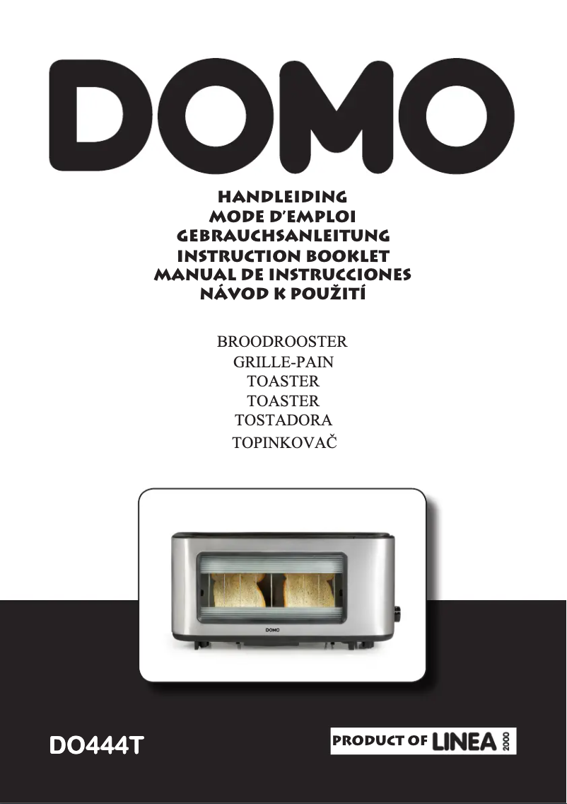 Page 1 of the manual User Manual Domo DO444T