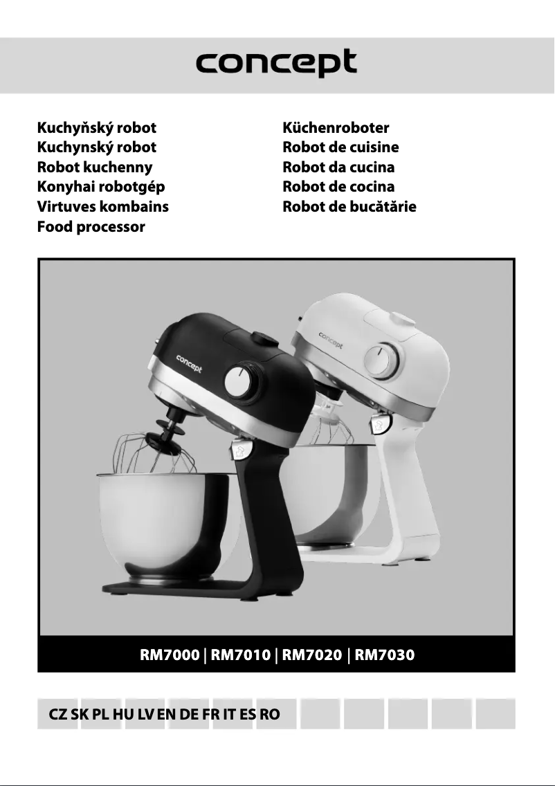 First page image of the manual for Element RM7020