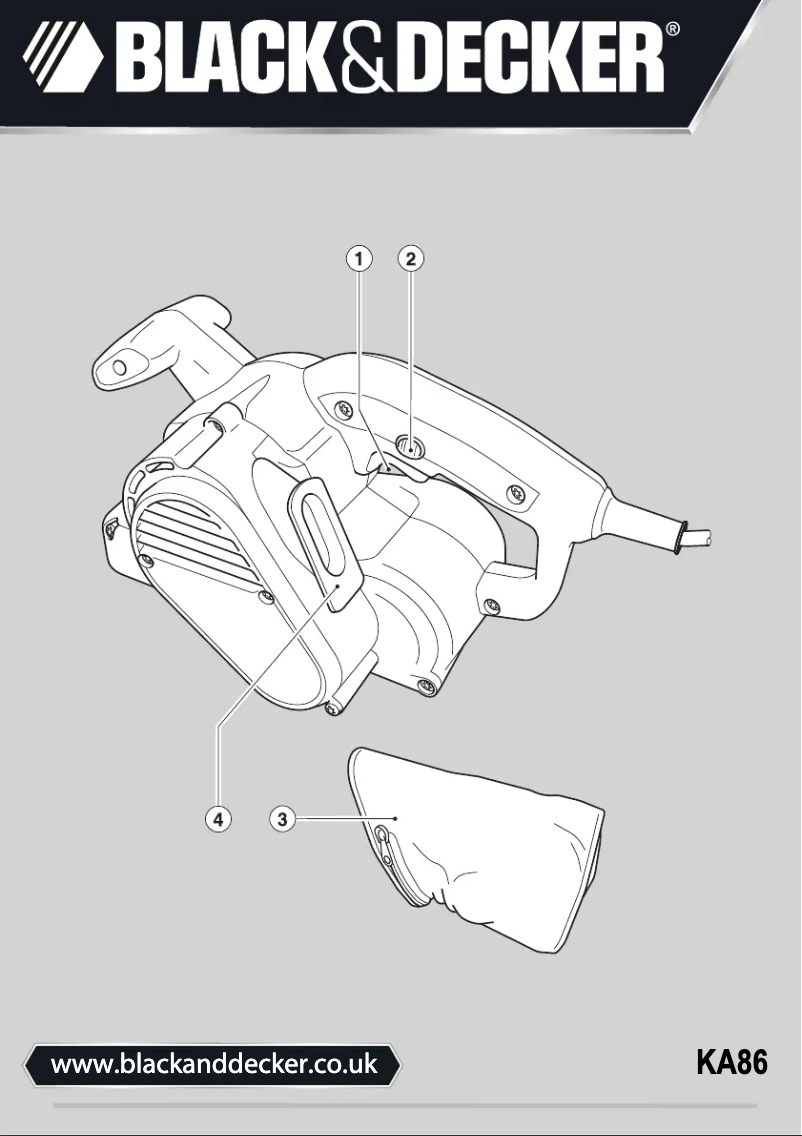 First page image of the manual for KA86