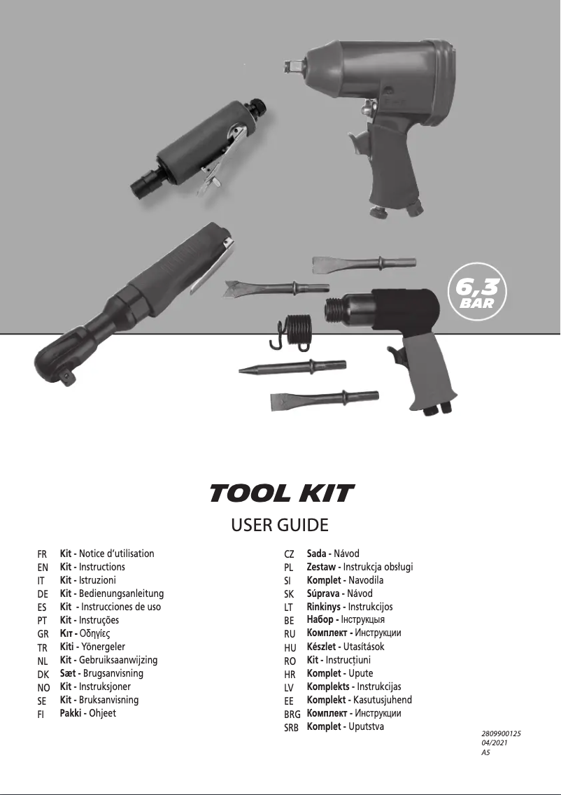 Page 1 of the manual User Manual Abac G-852