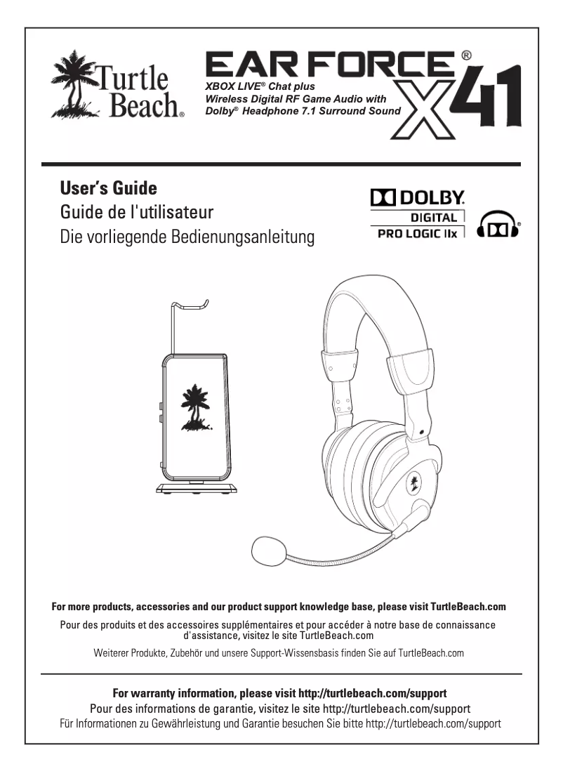 Image de la première page du manuel de l'appareil TB021703