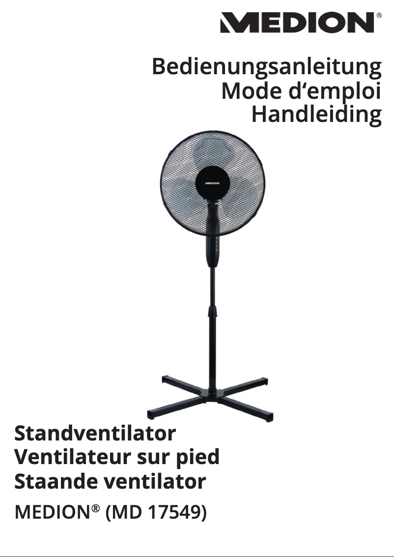 First page image of the manual for MD 17549