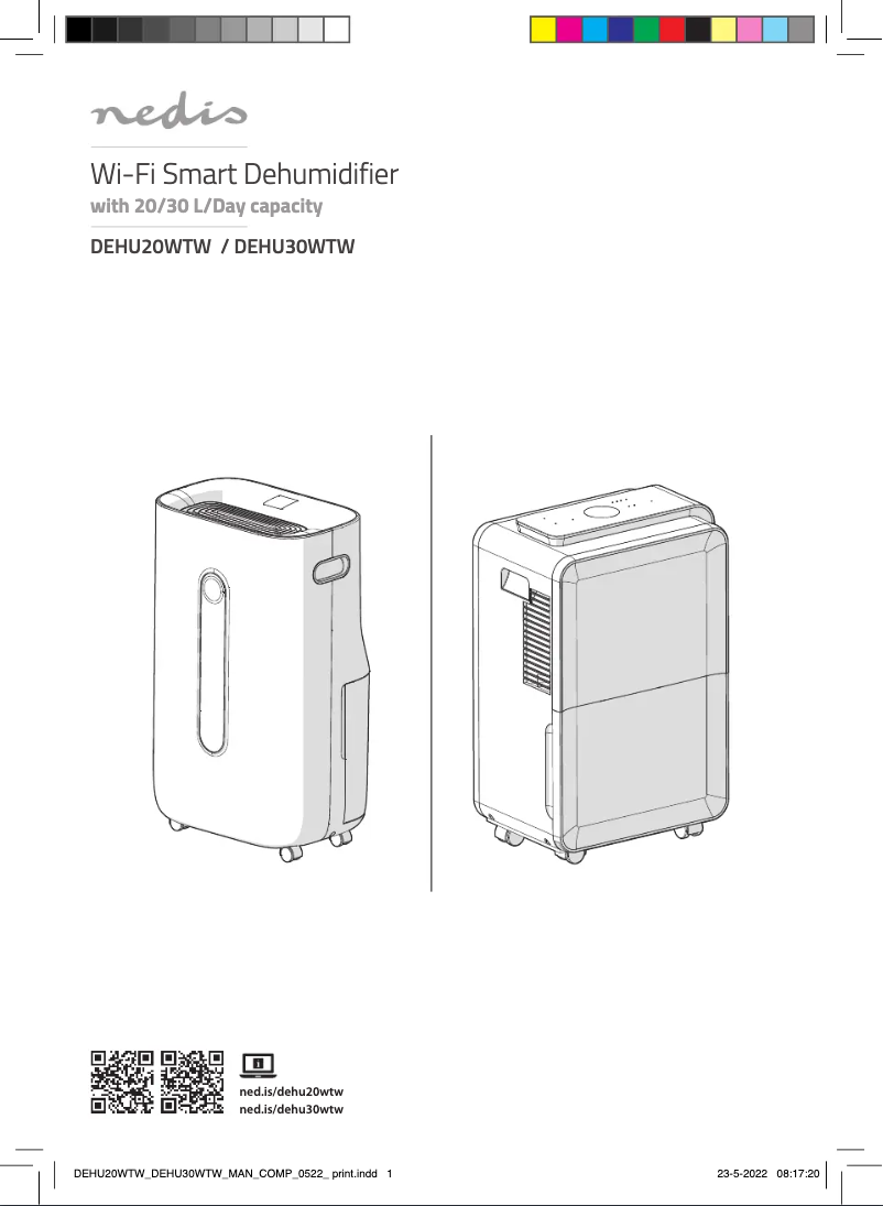 Page 1 of the manual User Manual Nedis DEHU20WTW