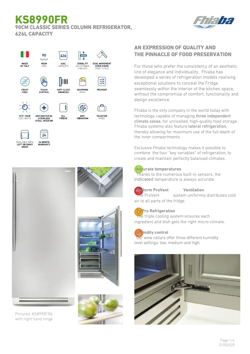 First page image of the manual for KS8990FR6