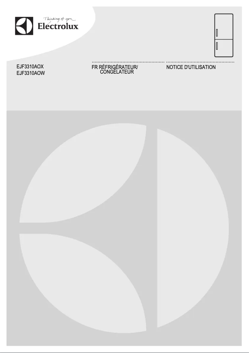 First page image of the manual for EJF3310AOX