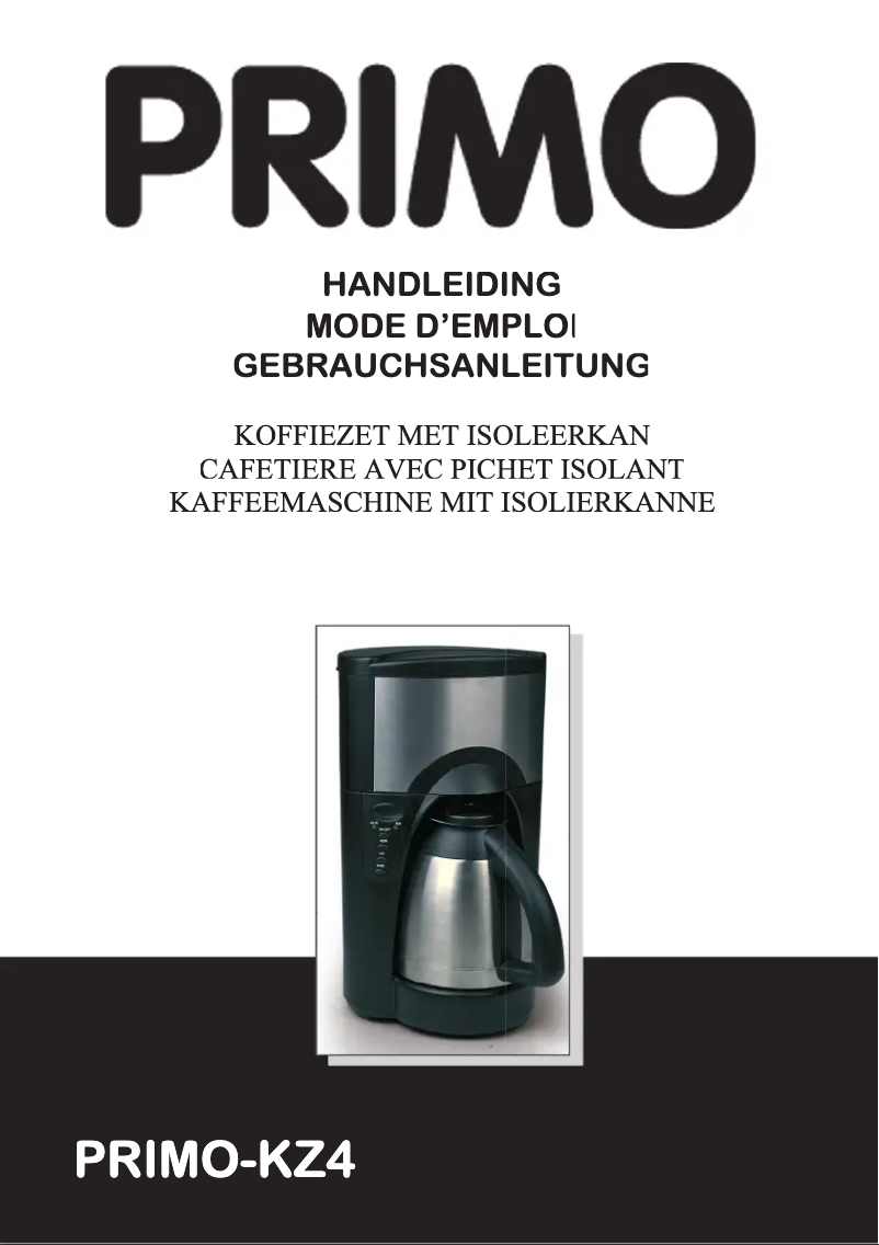 Page 1 of the manual User Manual Primo KZ4