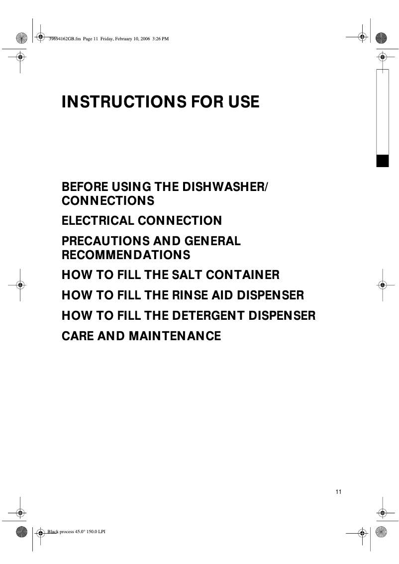 Page 1 of the manual User Manual Whirlpool ADP 6515