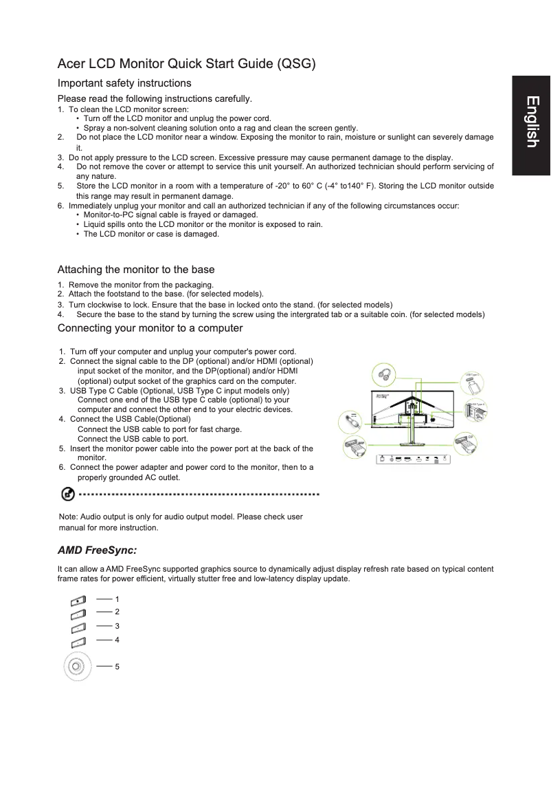 First page image of the manual for CB342CUR