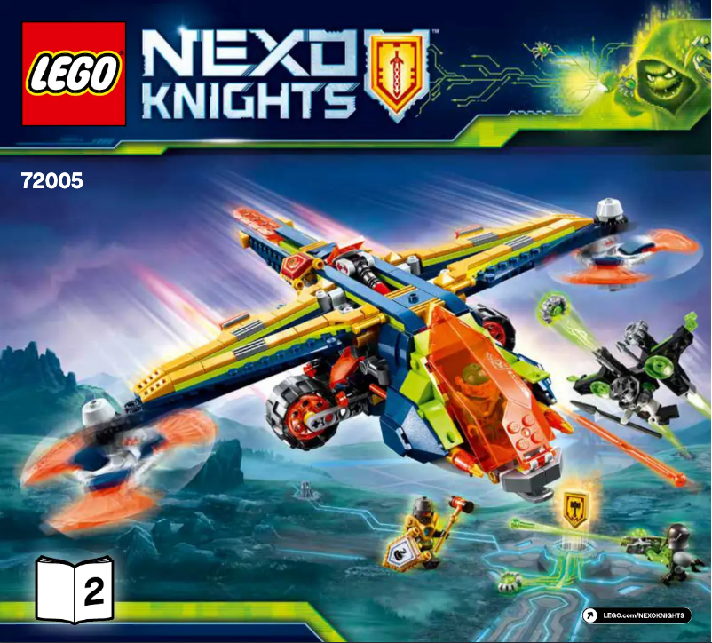 First page image of the manual for Nexo Knights 72005