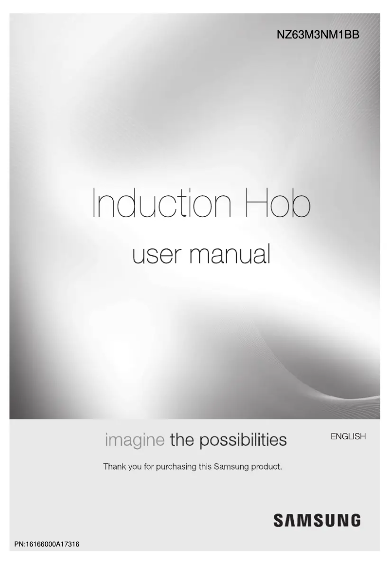 Page 1 of the manual User Manual Samsung NZ63M3NM1BB