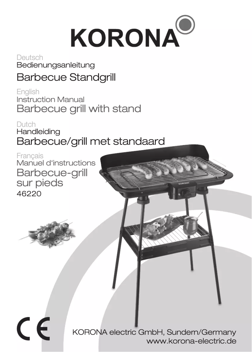 Page 1 de la notice Manuel utilisateur Korona 46220