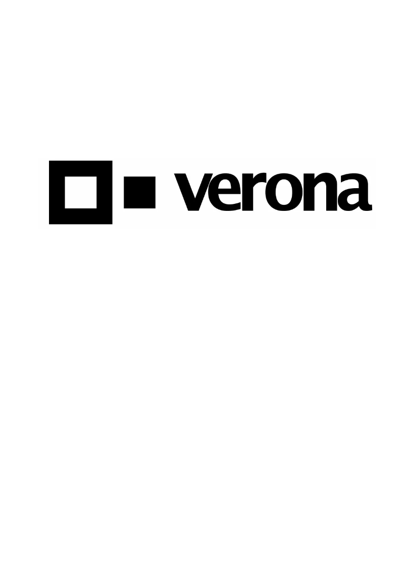 Page 1 of the manual Installation Guide Verona VERERADW205