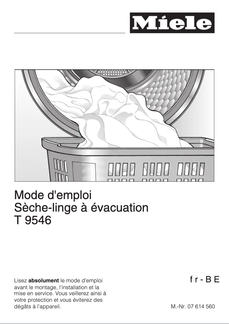 First page image of the manual for T 9546