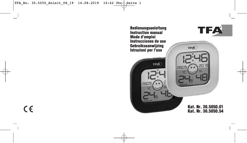 First page image of the manual for 30.5050