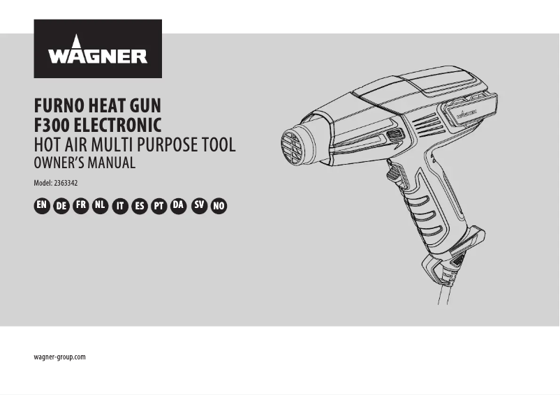 First page image of the manual for Furno F300