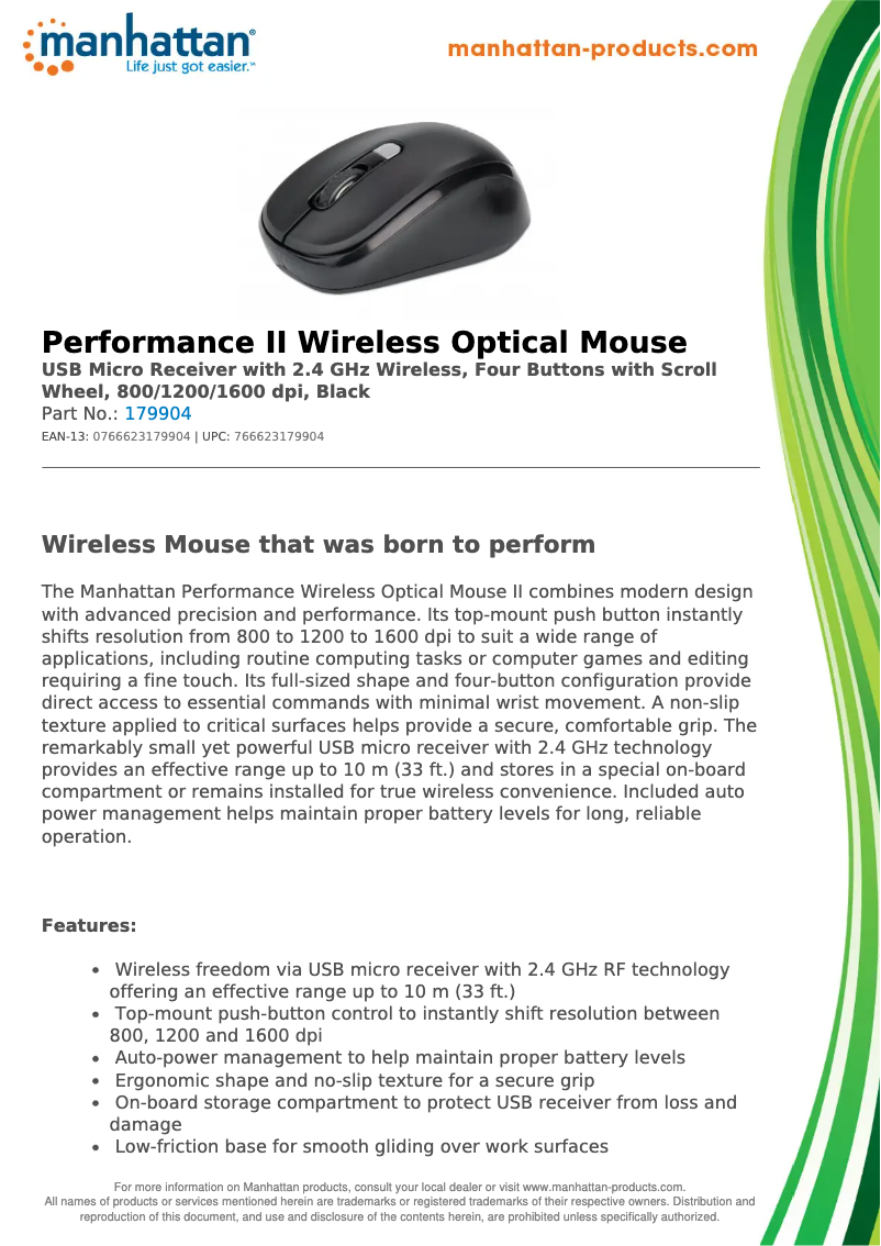 First page image of the manual for 179904