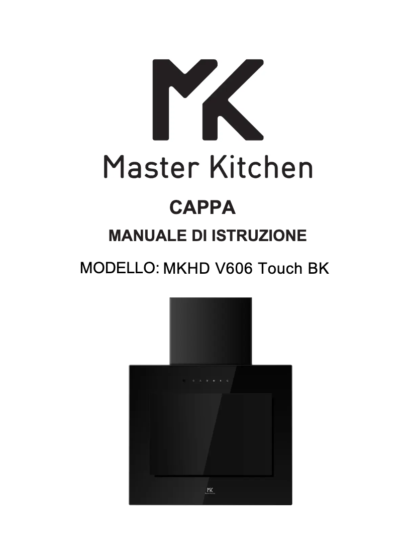 First page image of the manual for MKHD V606 TOUCH BK