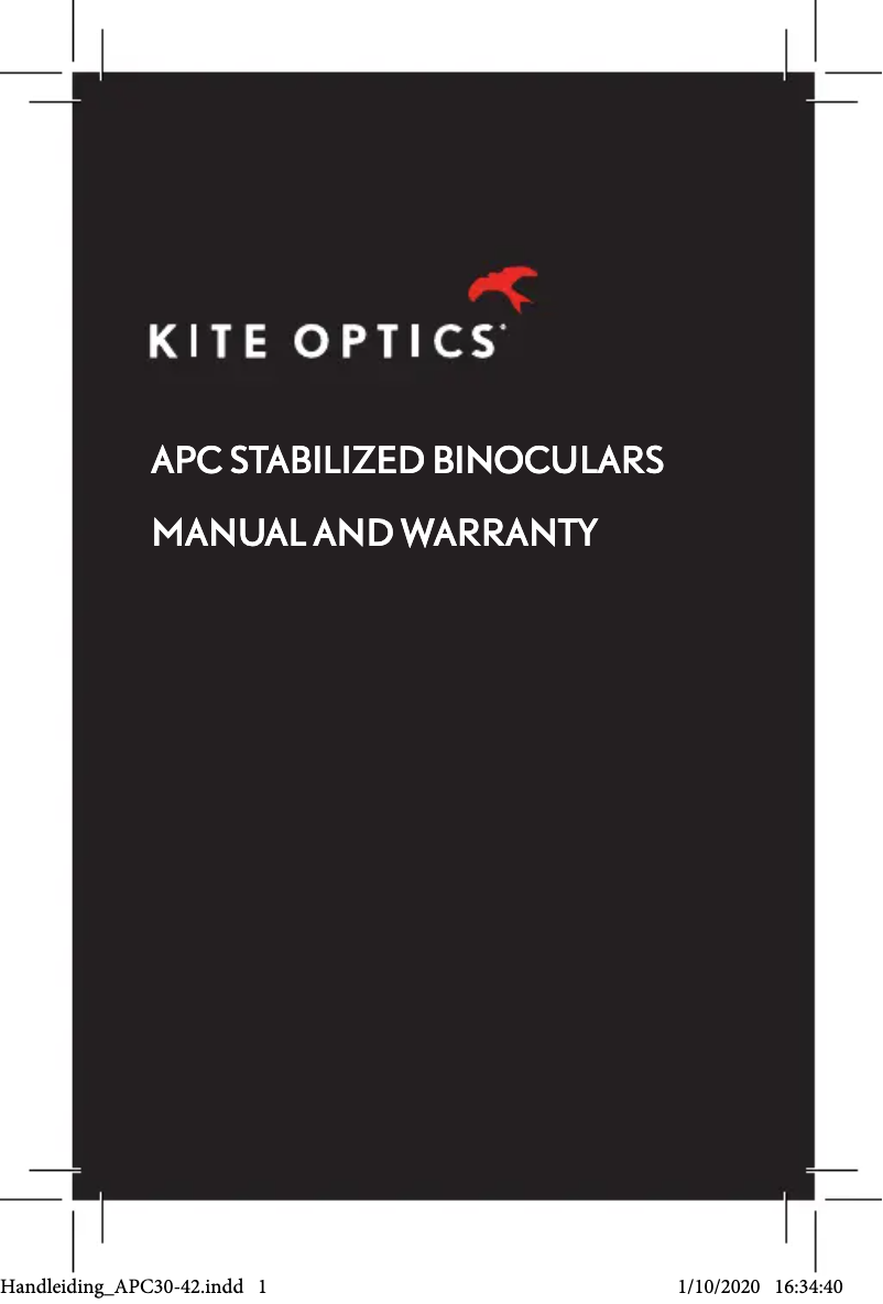 Page 1 of the manual User Manual Kite Optics KO1242