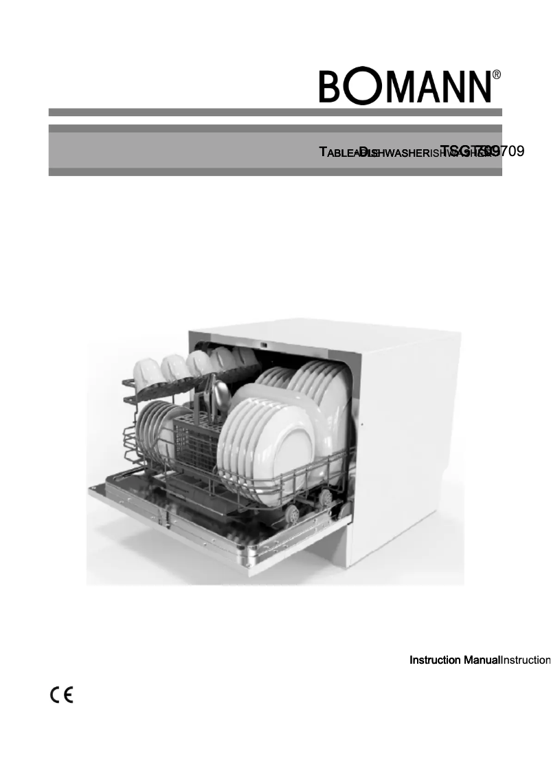 First page image of the manual for TSG 709