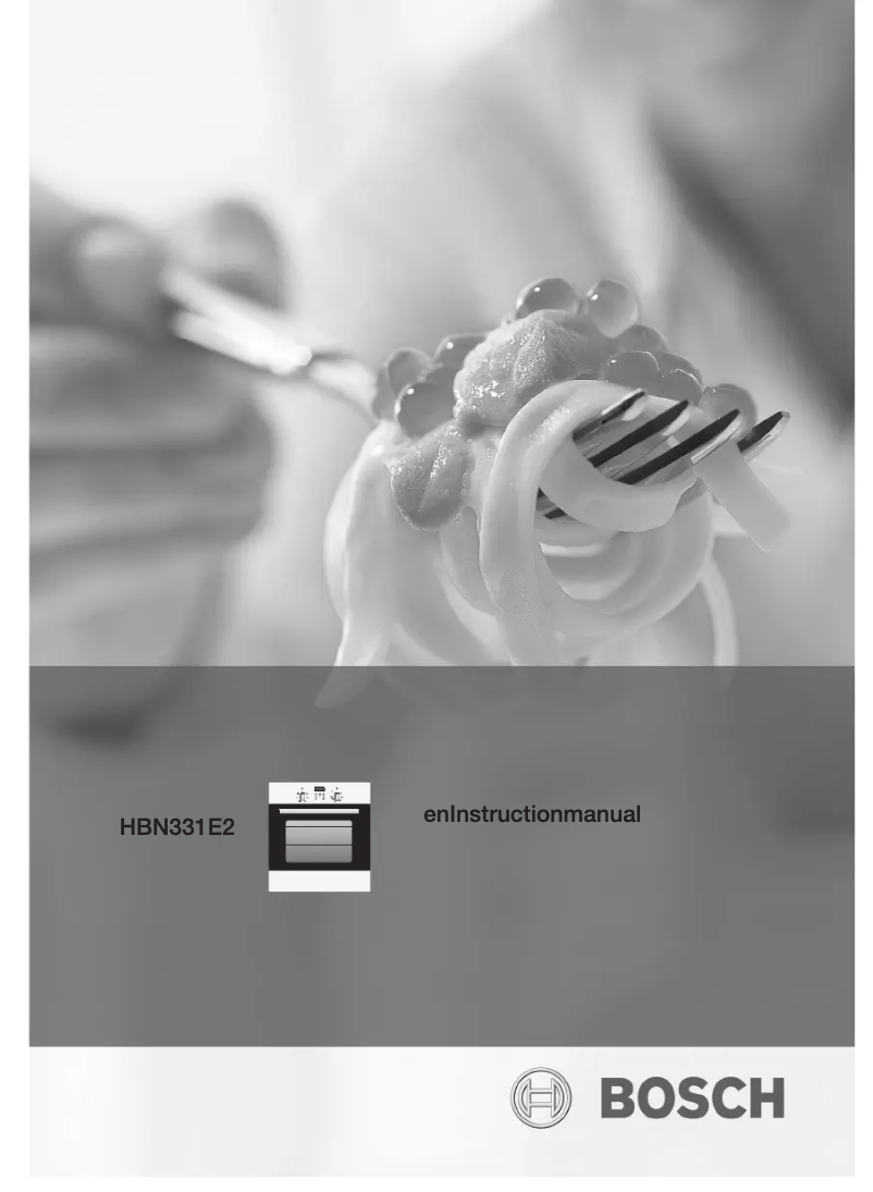 Page 1 of the manual User Manual Bosch HBN331E2