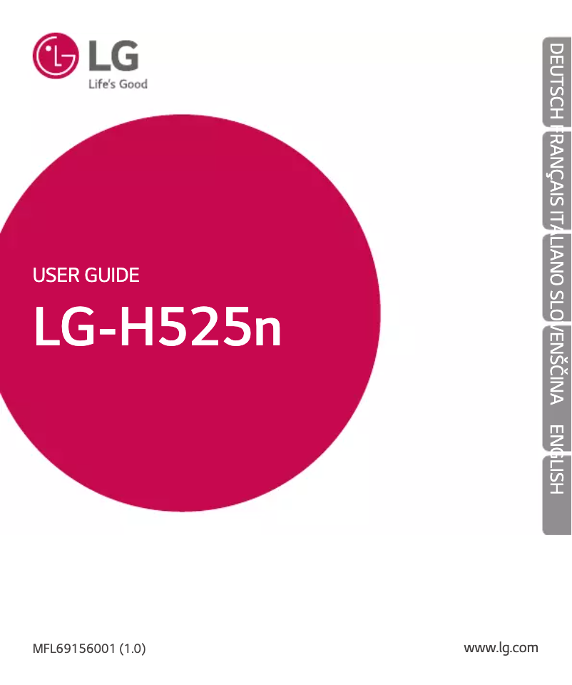 First page image of the manual for G4 C