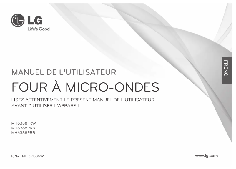 First page image of the manual for MH6388PR