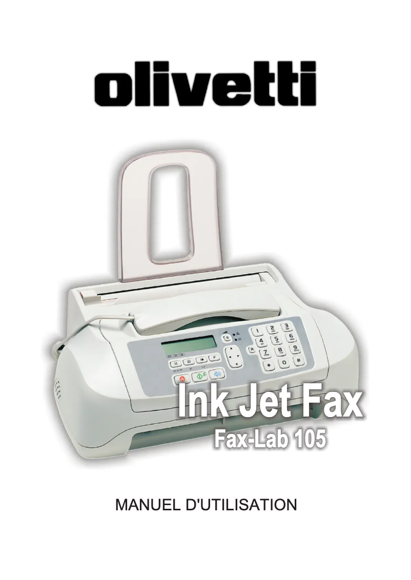First page image of the manual for Fax-Lab 105