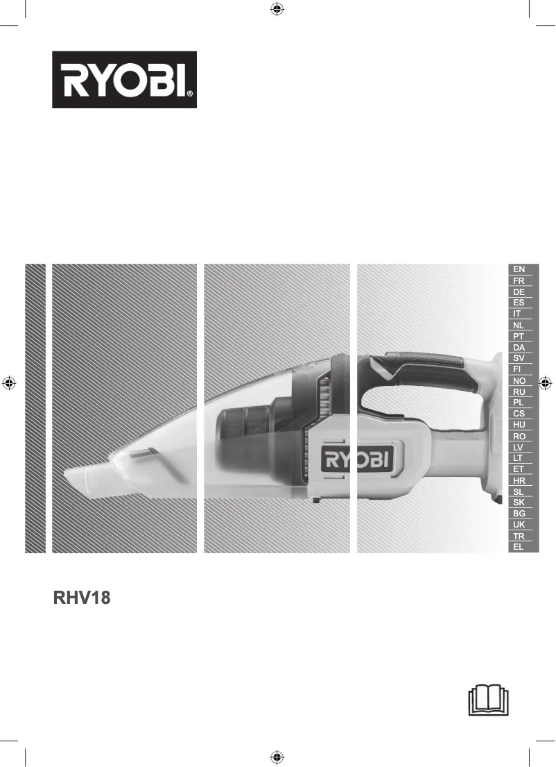 Page 1 of the manual User Manual RYOBI One+ RHV18