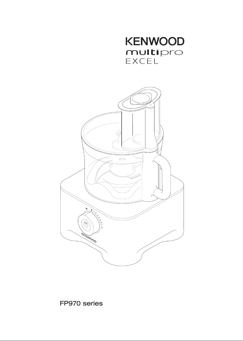 Page 1 of the manual User Manual Kenwood FP971