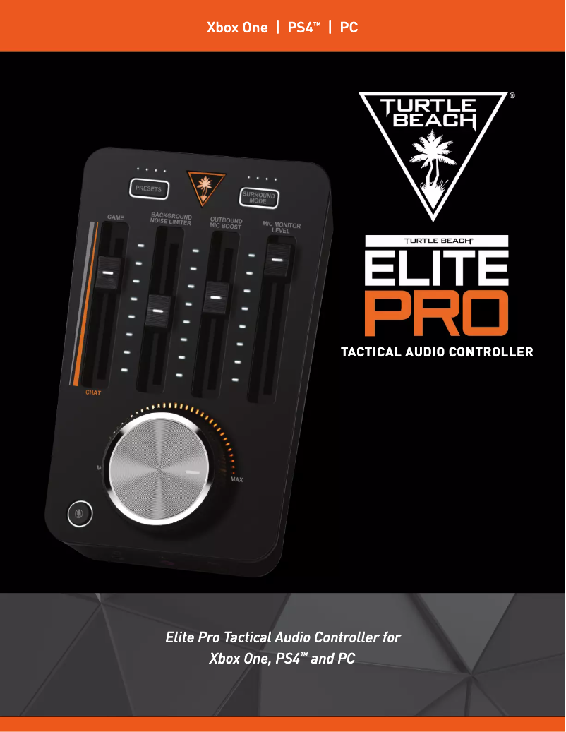 First page image of the manual for Elite Pro