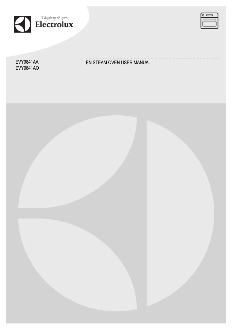 Page 1 of the manual User Manual Electrolux EVY9841AAX