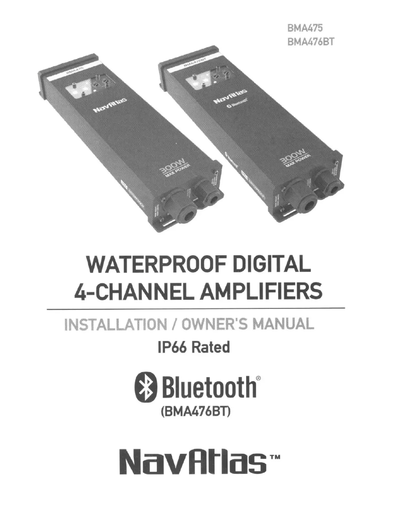 First page image of the manual for BMA476BT