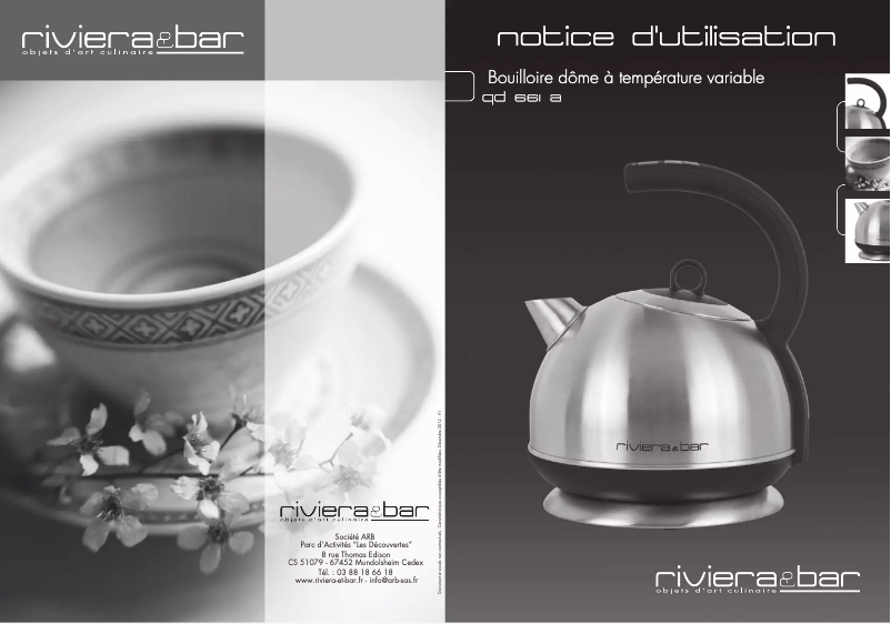 First page image of the manual for QD 661 A