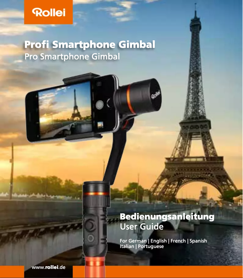 Image de la première page du manuel de l'appareil Profi Smartphone Gimbal