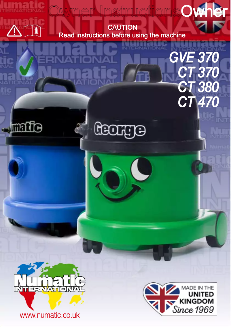 First page image of the manual for George GVE370-2