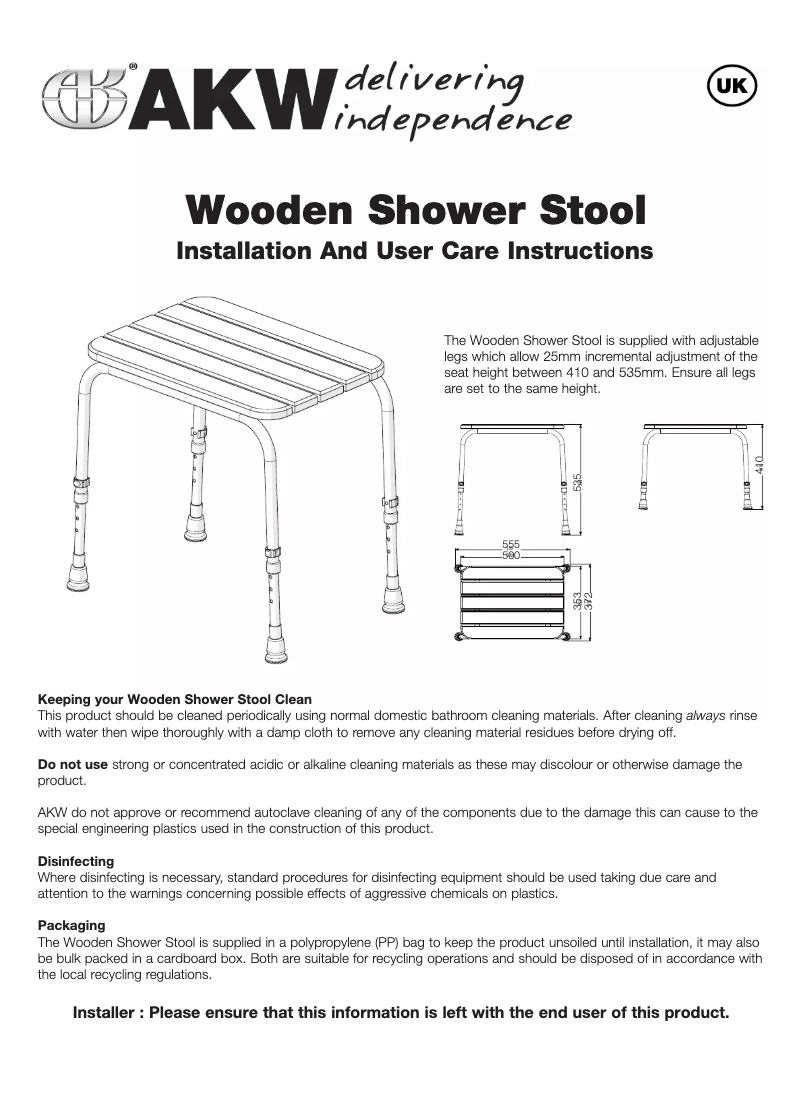 First page image of the manual for 5080WS