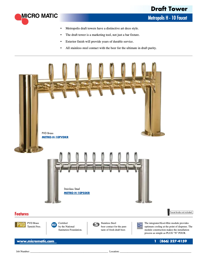 First page image of the manual for METRO-H-10KR