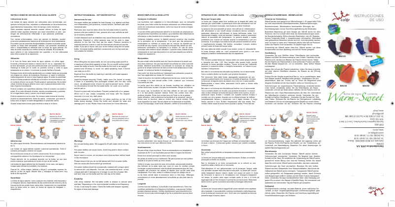 First page image of the manual for BAC52P