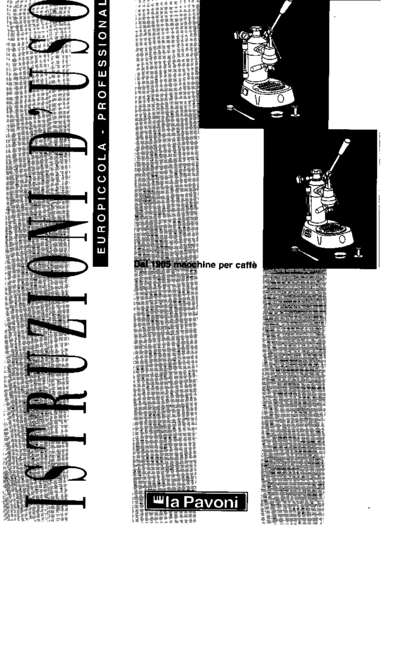 First page image of the manual for PROFESSIONAL