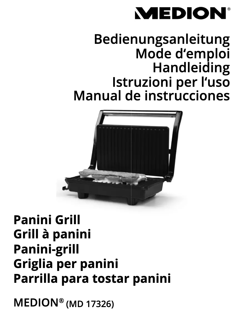 First page image of the manual for MD 17326